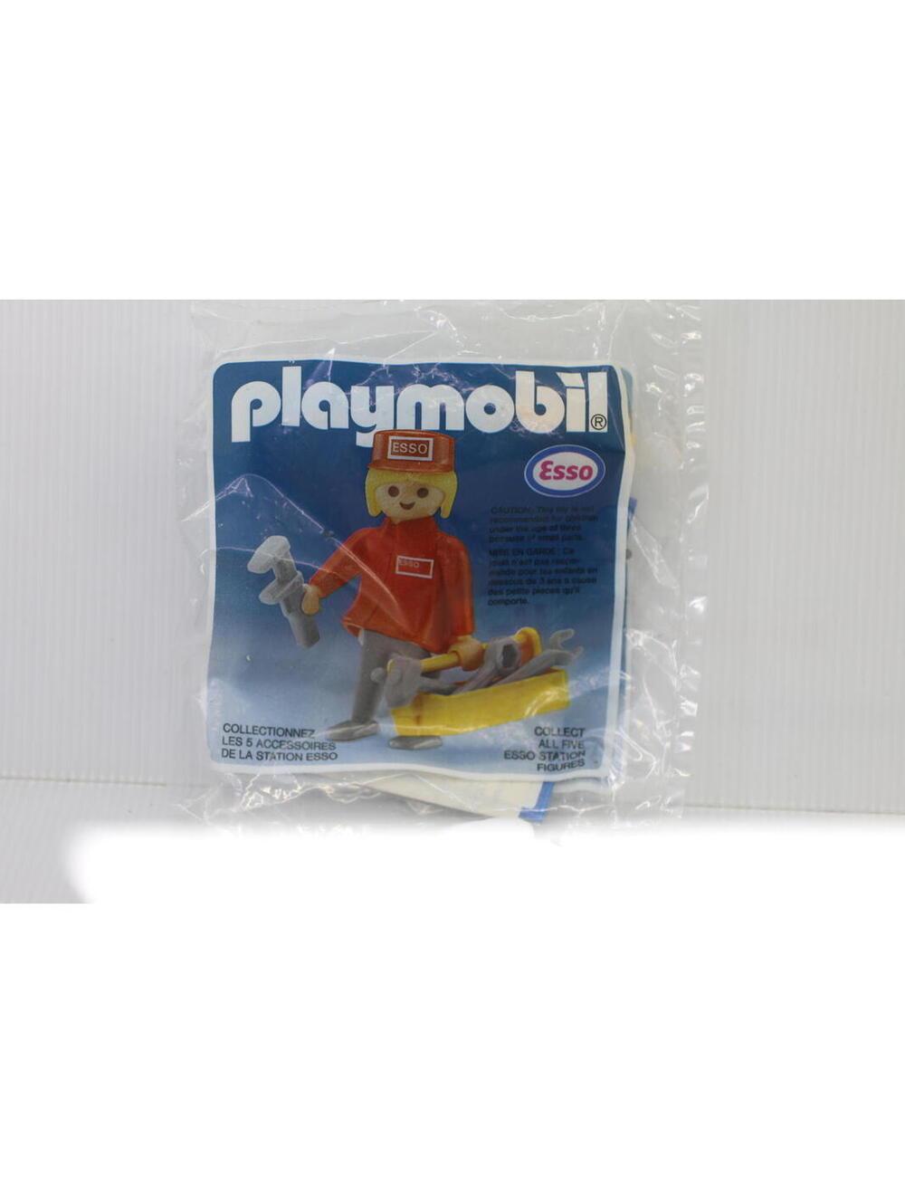Vintage PLAYMOBIL ESSO mECHANICIAN 1985 SEALED Figurine New rare FIGURE